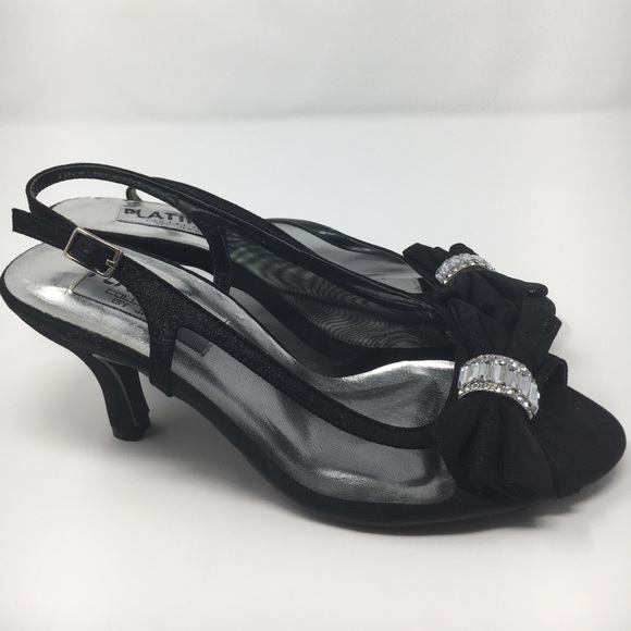 Platinum Collection by Jade Black Mesh Satin - Picture 6 of 13